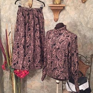 Valentino 🌹 two piece suit skirt & shirt top